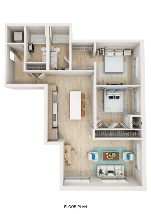The Townline  - Belvior floor plan