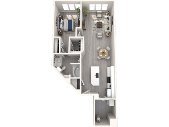 a floor plan of a 2100 sq ft apartment
