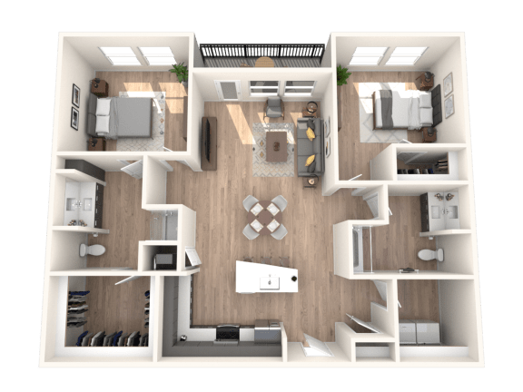 Elliston23 Apartments B5 Floorplan