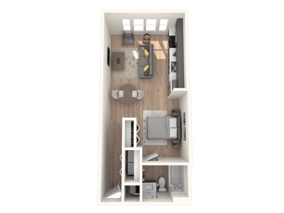 Elliston 23 Apartments S1 Floor Plan