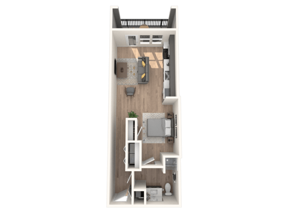 Elliston 23 Apartments S2 Floor Plan