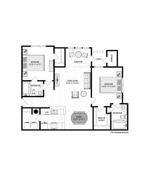 the floor plan of 4 bedroom villa with pool