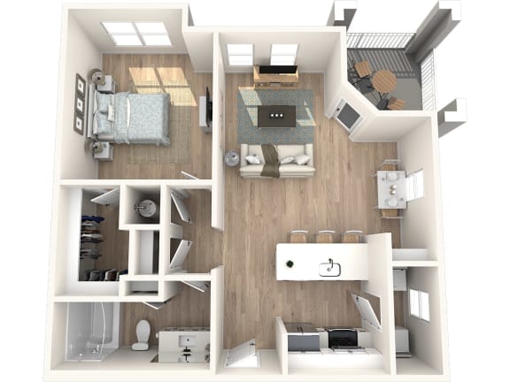 1000 West Apartments Ruthledge Floor Plan