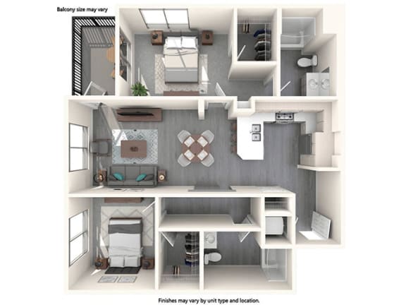 a 1 bedroom floor plan  1190 sq ft