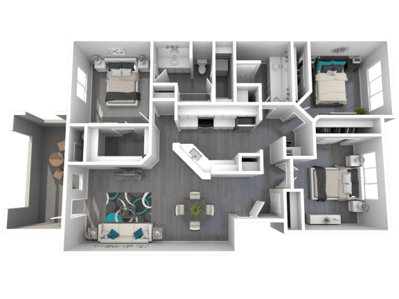 Lazo Apartments Winn Floor Plan