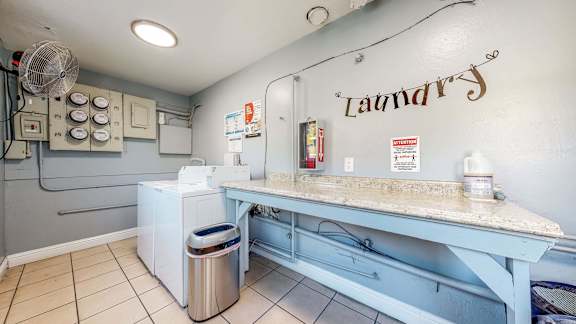 Laundry at University Square Apartments, Davis, California