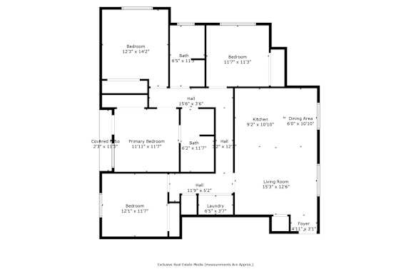 4 Bed 3 Bath Floorplan at OSM Properties Homes & Apartments, Chico, 95926