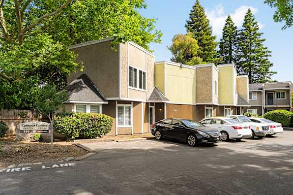 Parking view at OSM Properties Homes & Apartments, Chico, CA 95926