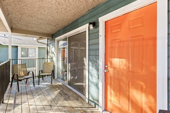 Balcony And Patio at Redwood Cove Apartments, Chico, CA