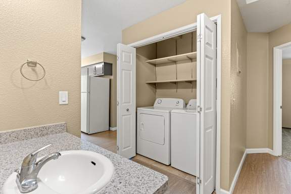 Washer Dryer In Unit at Redwood Cove Apartments, Chico