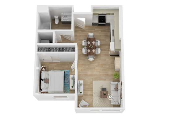 1 bed 1 bath M at 26FIFTY Apartments, Berkeley