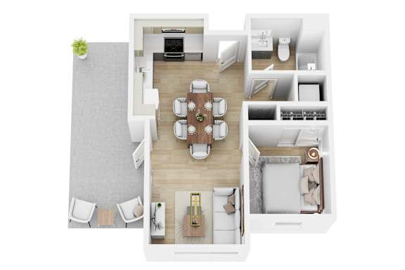 1 bed 1 bath O at 26FIFTY Apartments, Berkeley, CA