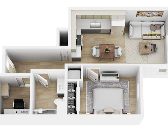 1 bed 1 bath at 26FIFTY Apartments, Berkeley 94704