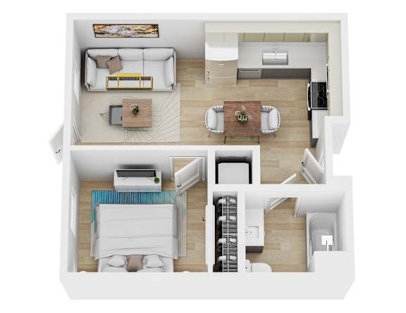 1 bed 1 bath G at 26FIFTY Apartments, Berkeley 94704