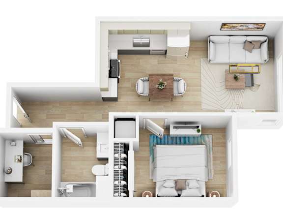 1 bed 1 bath C at 26FIFTY Apartments, California