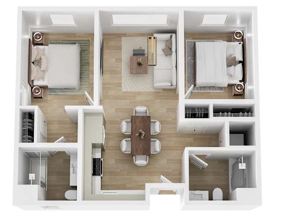 2 bed 2 bath at 26FIFTY Apartments, California