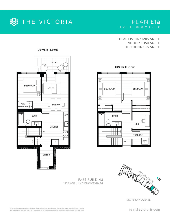 the victory executive residences 4 bedroom floor plans type e1