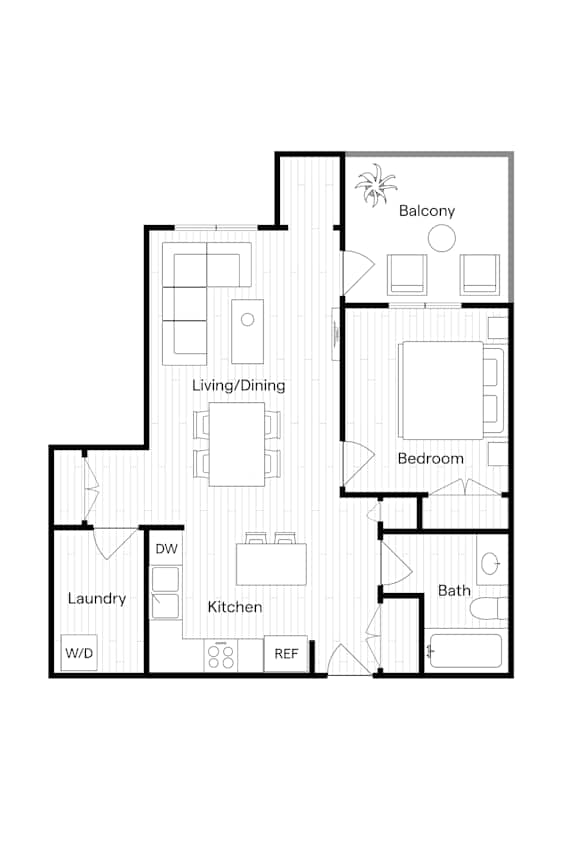 A3 Floor Plan at The Pointe at Riverview, Edmonton