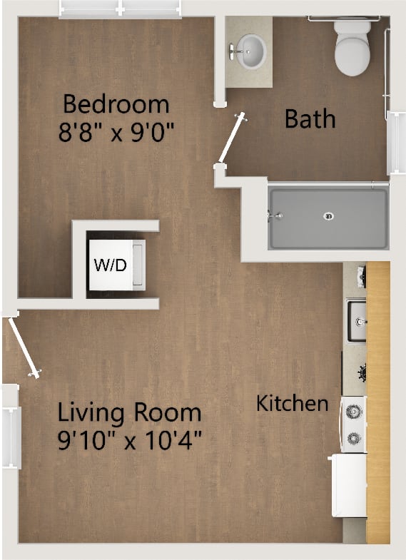 Eliza 1 Bedroom Apartment
