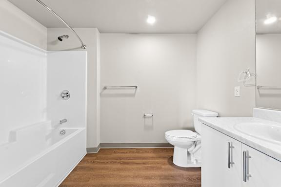 Large Bathroom Interior at Terracina Vista, Portland, Oregon
