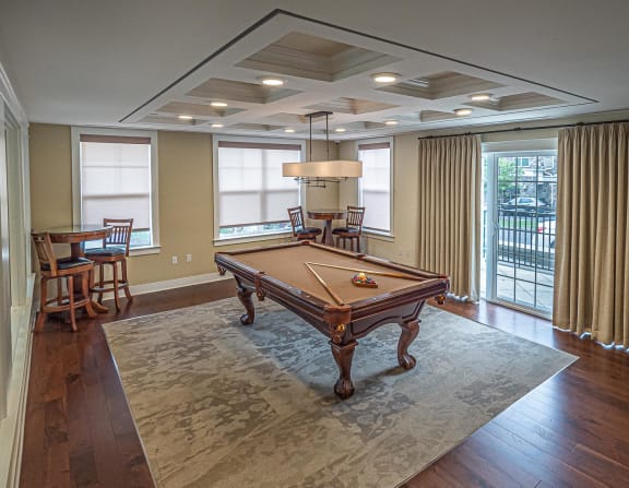 Billiards Table In Clubhouse at Palmer View, Pennsylvania, 18045