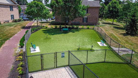 Aerial View Of Dog Park at Heritage Court, New Jersey, 08628
