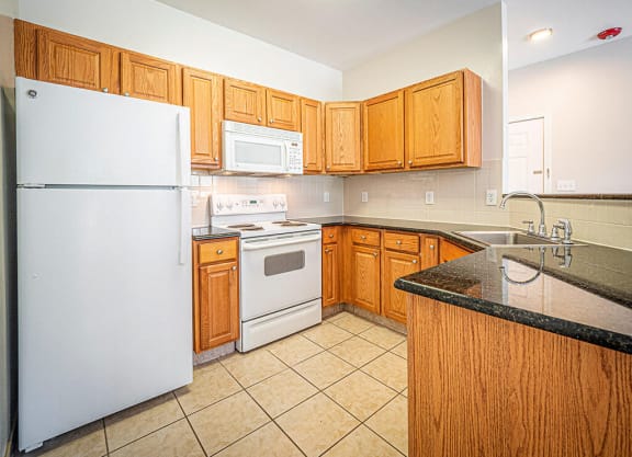 Kitchen With New Appliances at Heritage Court, Ewing, NJ