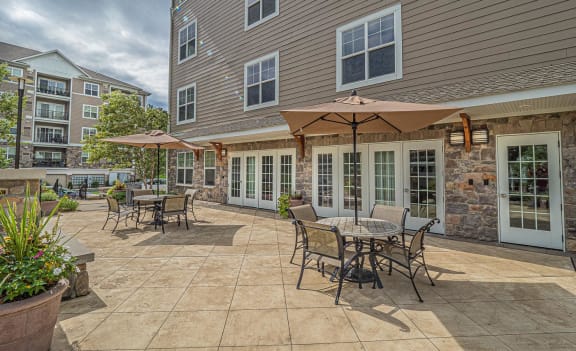 Outdoor Living Area at Palmer View, Pennsylvania