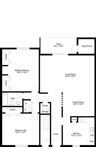 The Fairview Floor Plan at The Lakes, Allentown, PA