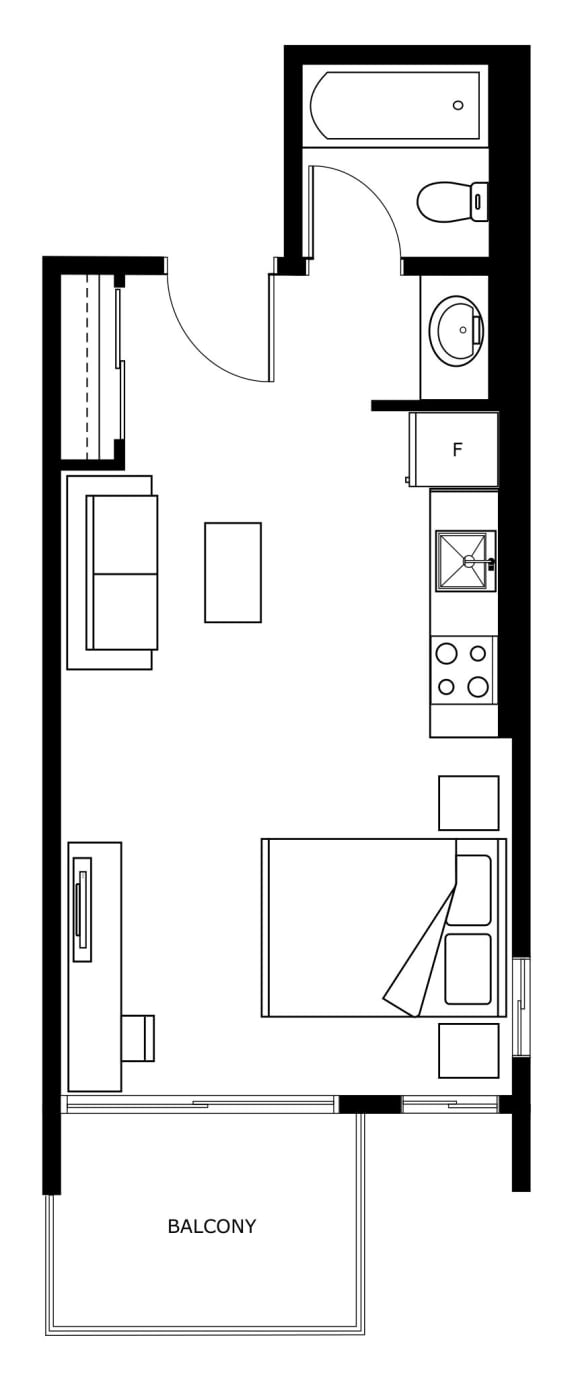 a black and white diagram of a floor plan of a house