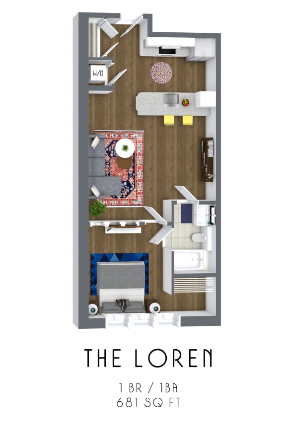 Loren Floor Plan at The Icon, Richmond, VA 23230