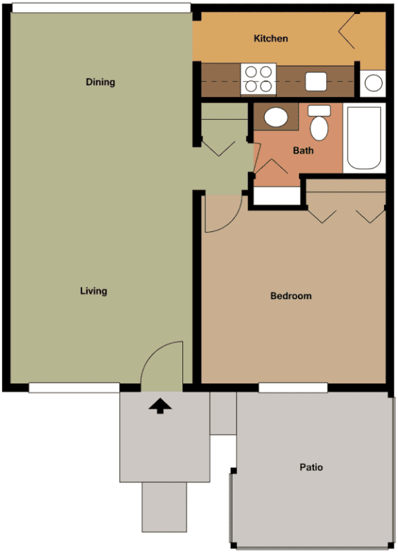 floor plan of the loft