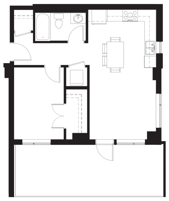 1-Bedroom / 1-Bathroom