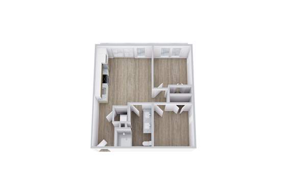 B1 Floor Plan at Placemakr Downtown Austin, Austin, TX