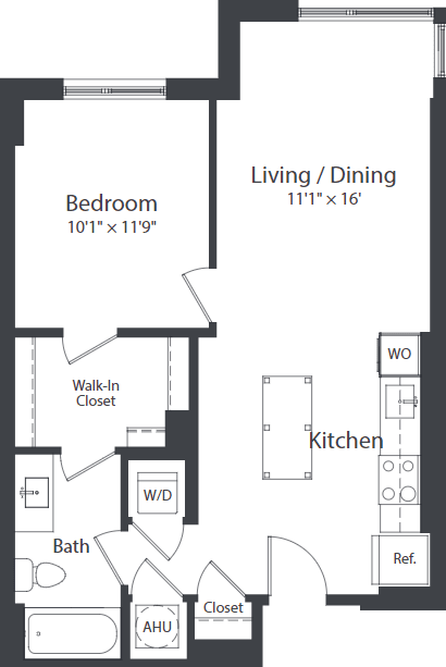 Floor Plan  B8_FloorPlan at Coda on Half Apartments, Washington District of Columbia