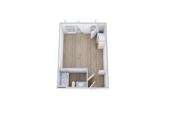 E2 Floor Plan at Placemakr Downtown Austin, Austin, TX 78701