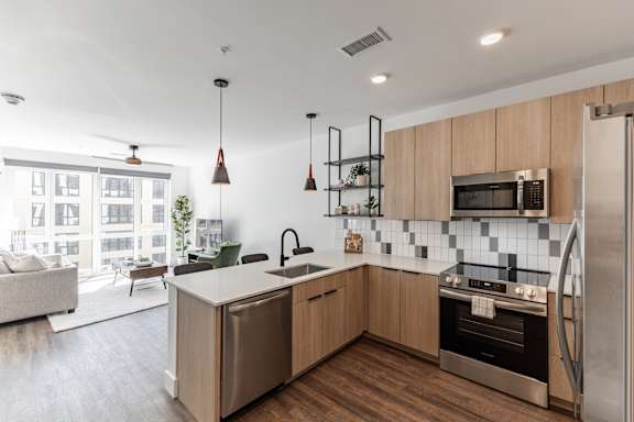 Open Air Kitchen Space at Anthem House Apartments, Alabama 35806