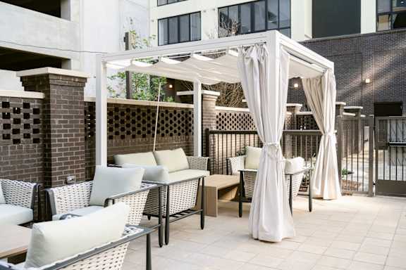 White Patio at Anthem House, Huntsville, Alabama