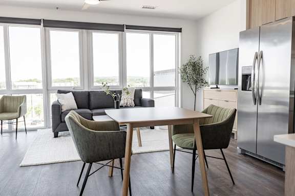 Impressive Dining Area at Anthem House Apartments, Huntsville, Alabama