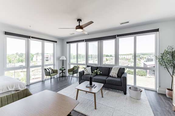 Modern Living Room at Anthem House Apartments, Huntsville, 35806