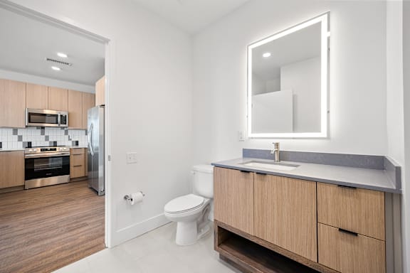 Updated Bathrooms at Anthem House Apartments, Huntsville, AL 35806