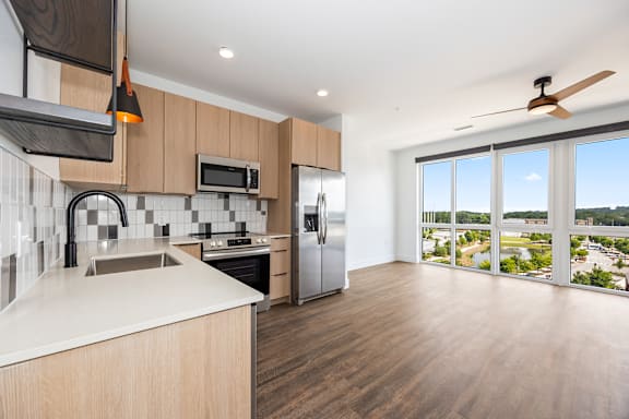 View from Kitchen at Anthem House Apartments, Huntsville, 35806