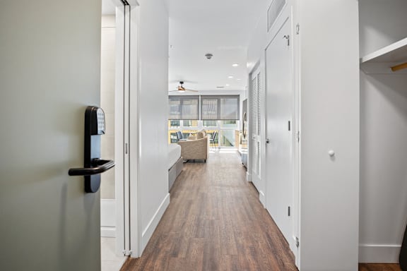 Long Hallway at Anthem House Apartments, Huntsville