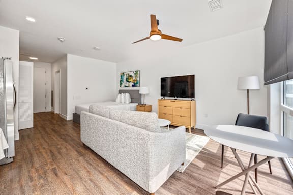 Living Room Interior at Anthem House Apartments, Huntsville, 35806