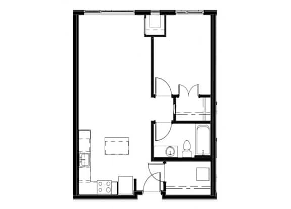 1 Bedroom 1 Bathroom 604 sqft at Astro, Seattle