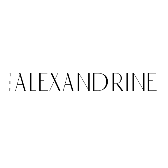 A green background with the word "ALEXANDRIE" written in white.