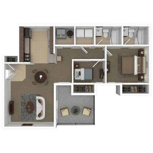 Floor Plans of Park Thirty99 in Lexington, KY