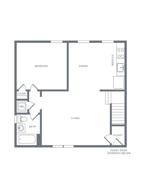 A2 Upper Floor Plan at Alister Morristown, Morristown