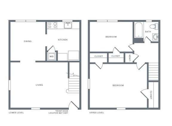 T1 Floor Plan at Alister Morristown, Morristown, 07960