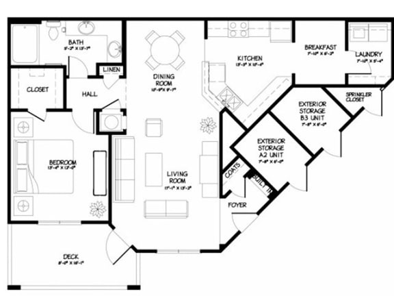 A2a Floor Plan at Tradition at Stonewater, North Carolina, 27519